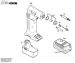 Bosch 0 603 945 603 Pag 9,6 V Air Pump 9.6 V / Eu Spare Parts